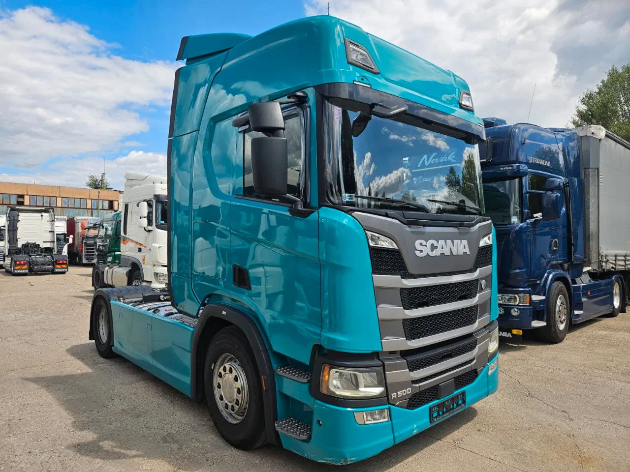 Scania R500 Standard-Turquoise-Standklima-Big NAVI-Hydr - Tractor unit: picture 2 Scania R500 Standard-Turquoise-Standklima-Big NAVI-Hydr - Tractor unit: picture 2
