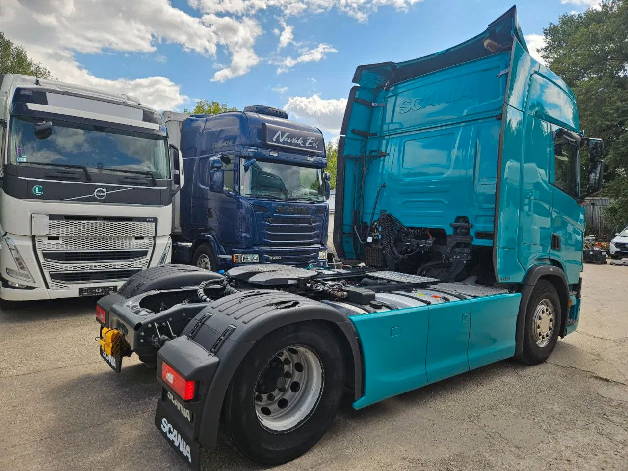Scania R500 Standard-Turquoise-Standklima-Big NAVI-Hydr - Tractor unit: picture 3 Scania R500 Standard-Turquoise-Standklima-Big NAVI-Hydr - Tractor unit: picture 3