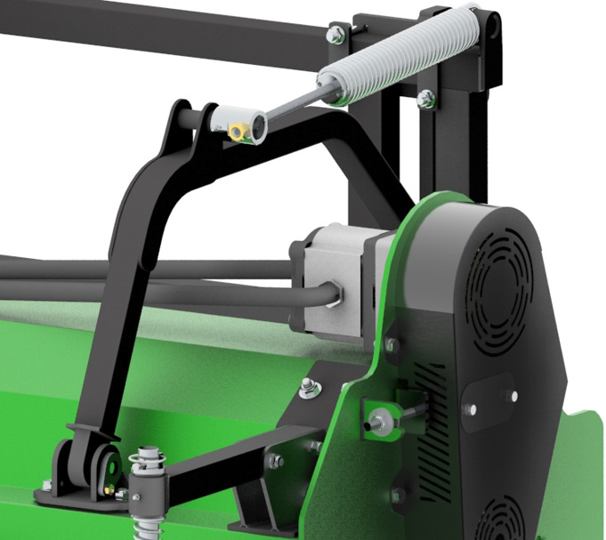 Talex Mulcher hydraulisch 1,50m für Hoflader Weidemann Kramer - Flail mower: picture 4 Talex Mulcher hydraulisch 1,50m für Hoflader Weidemann Kramer - Flail mower: picture 4