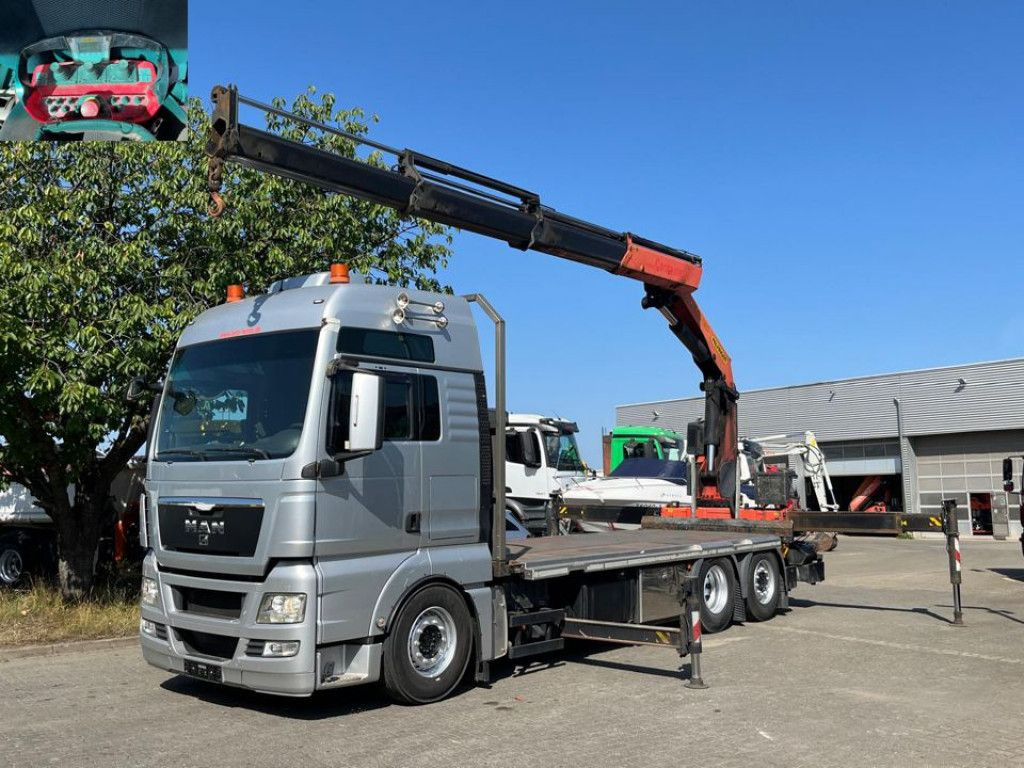 MAN TG-X 26.400 6x2 Pritsche Heckkran Palfinger 3400 - Crane truck: picture 1 MAN TG-X 26.400 6x2 Pritsche Heckkran Palfinger 3400 - Crane truck: picture 1