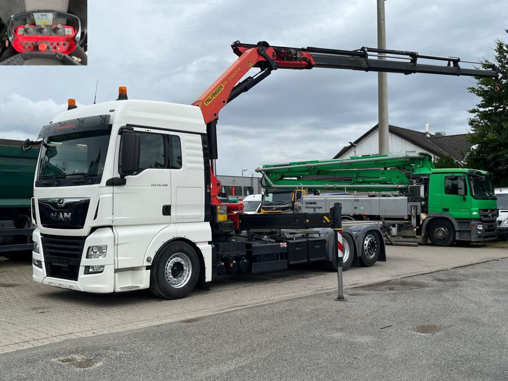 MAN TG-X 26.460 6x2-2 BL Pritsche Kran PK 24.001/Fun - Dropside/ Flatbed truck, Crane truck: picture 1 MAN TG-X 26.460 6x2-2 BL Pritsche Kran PK 24.001/Fun - Dropside/ Flatbed truck, Crane truck: picture 1