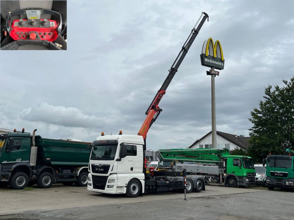 MAN TG-X 26.460 6x2-2 BL Pritsche Kran PK 24.001/Fun - Dropside/ Flatbed truck, Crane truck: picture 3 MAN TG-X 26.460 6x2-2 BL Pritsche Kran PK 24.001/Fun - Dropside/ Flatbed truck, Crane truck: picture 3