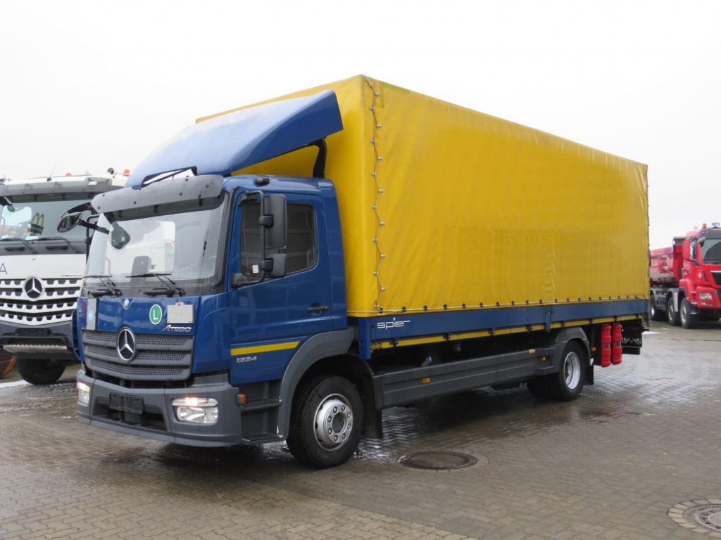 MERCEDES-BENZ Atego 1224 L Pritsche LBW LBW 1.5to - Curtainsider truck: picture 1 MERCEDES-BENZ Atego 1224 L Pritsche LBW LBW 1.5to - Curtainsider truck: picture 1