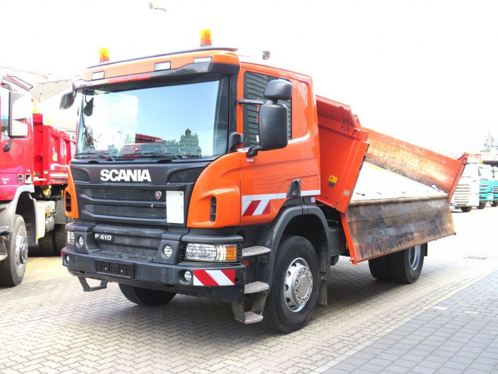 Scania P 410 4x2 2-Achs Kipper Meiller Bordmatik - Tipper: picture 1 Scania P 410 4x2 2-Achs Kipper Meiller Bordmatik - Tipper: picture 1