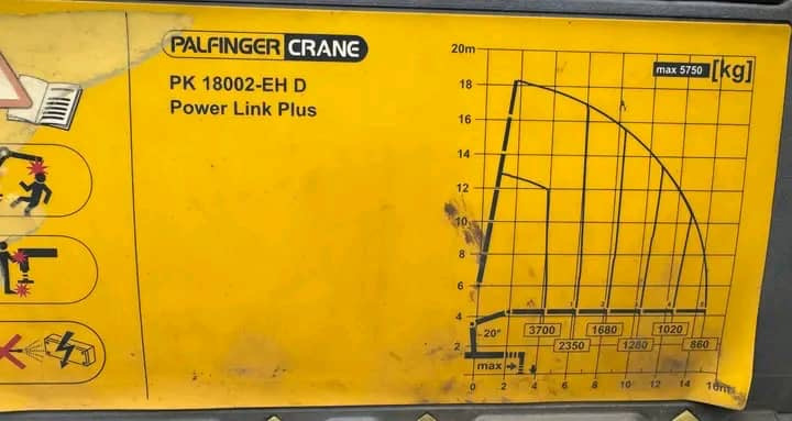 Lease a MERCEDES-BENZ Fassi Hiab Palfinger  PK 18002D MERCEDES-BENZ Fassi Hiab Palfinger  PK 18002D: picture 6