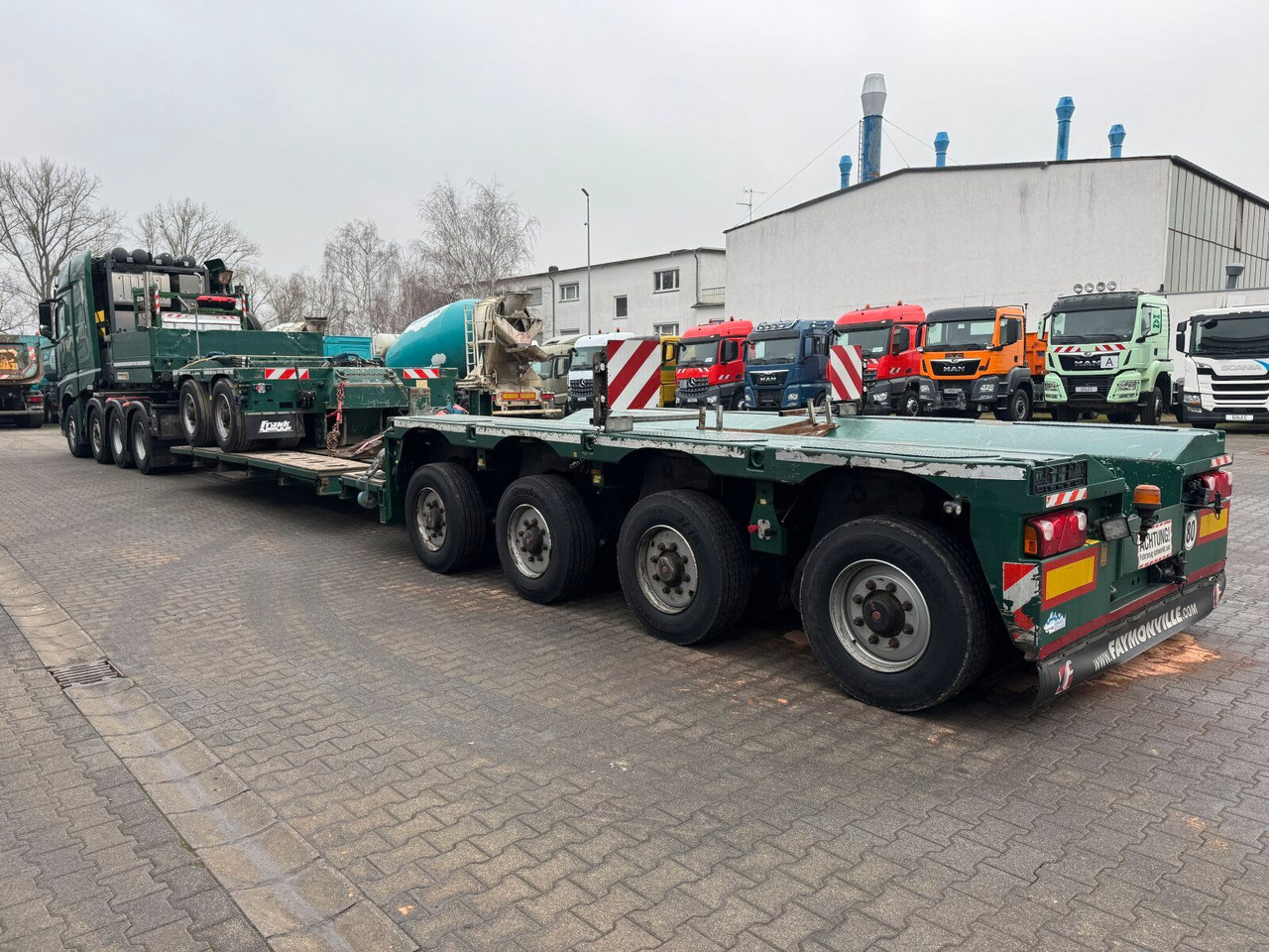 Low loader semi-trailer Faymonville STBZ-6VA Tieflader 4+2 Achse + Schwerlast *83 T: picture 8