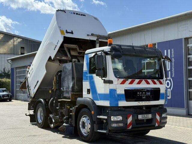 Road sweeper MAN TGM 18.290 4x2 Kehrmaschine FAUN Viajet 7 RH: picture 8