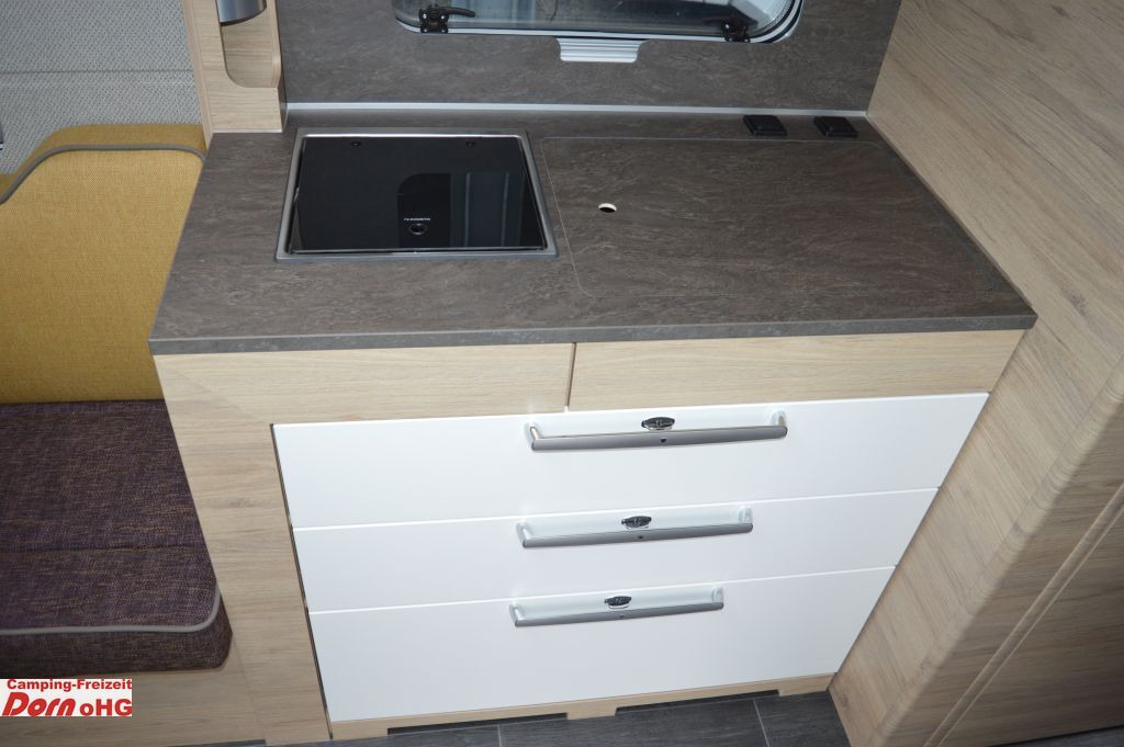 Caravan Tabbert PEP PANTIGA 550 E Leichter Hagel Bugfront: picture 8