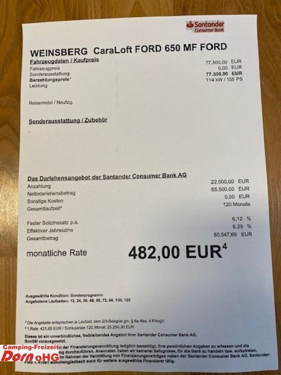Weinsberg CaraLoft 650 MF Automatikgetriebe Weinsberg CaraLoft 650 MF Automatikgetriebe - Semi-integrated motorhome: picture 3 Weinsberg CaraLoft 650 MF Automatikgetriebe Weinsberg CaraLoft 650 MF Automatikgetriebe - Semi-integrated motorhome: picture 3