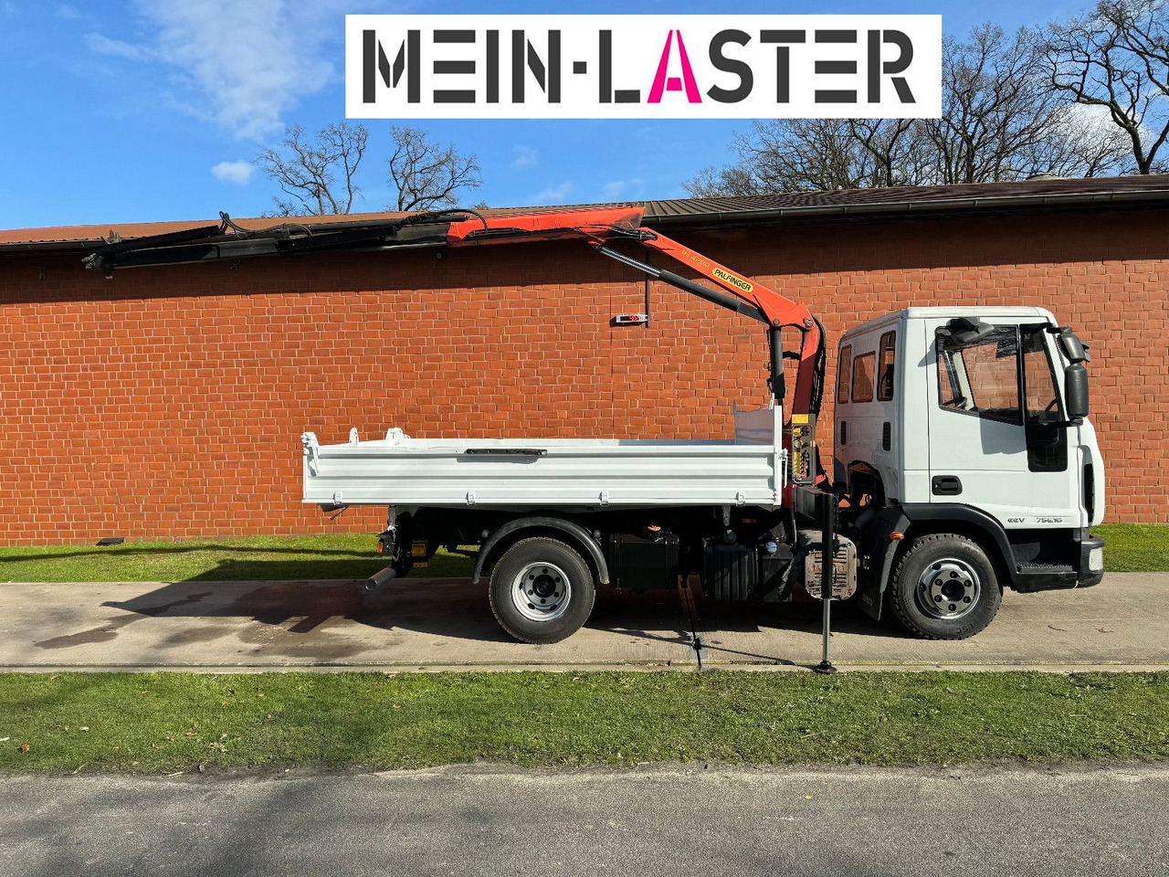 Tipper van Iveco ML75E16 3 S-Kipper Kran PK  9,4m-550 kg Greifer: picture 13
