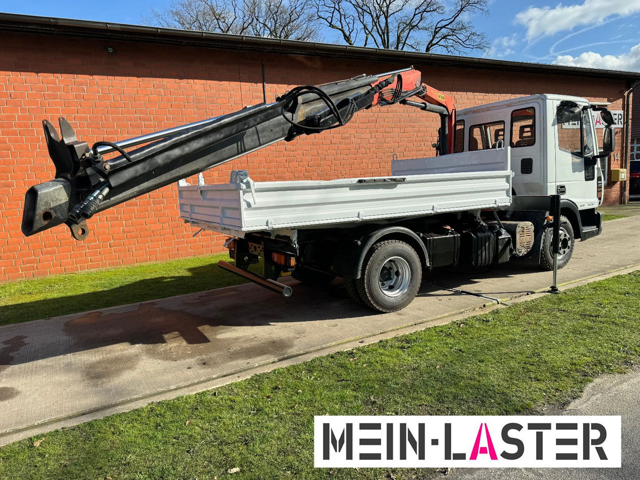 Tipper van Iveco ML75E16 3 S-Kipper Kran PK  9,4m-550 kg Greifer: picture 11