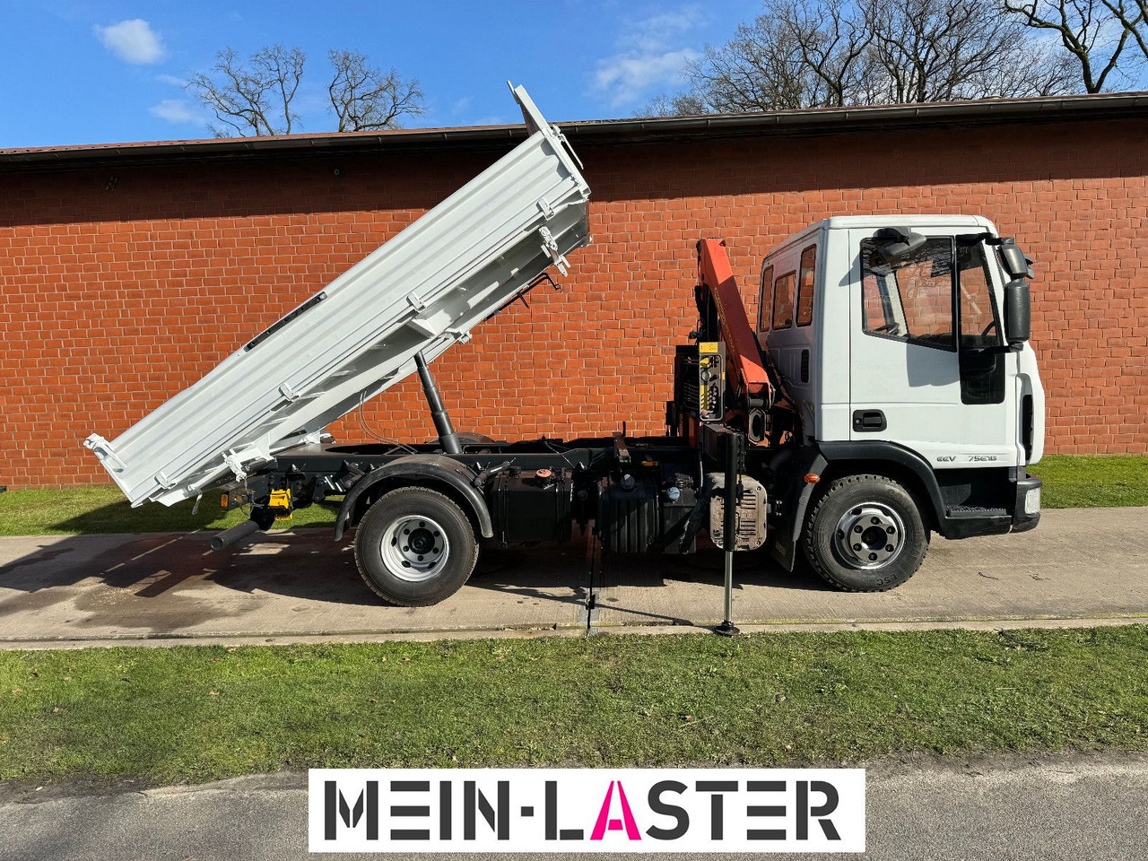 Tipper van Iveco ML75E16 3 S-Kipper Kran PK  9,4m-550 kg Greifer: picture 19