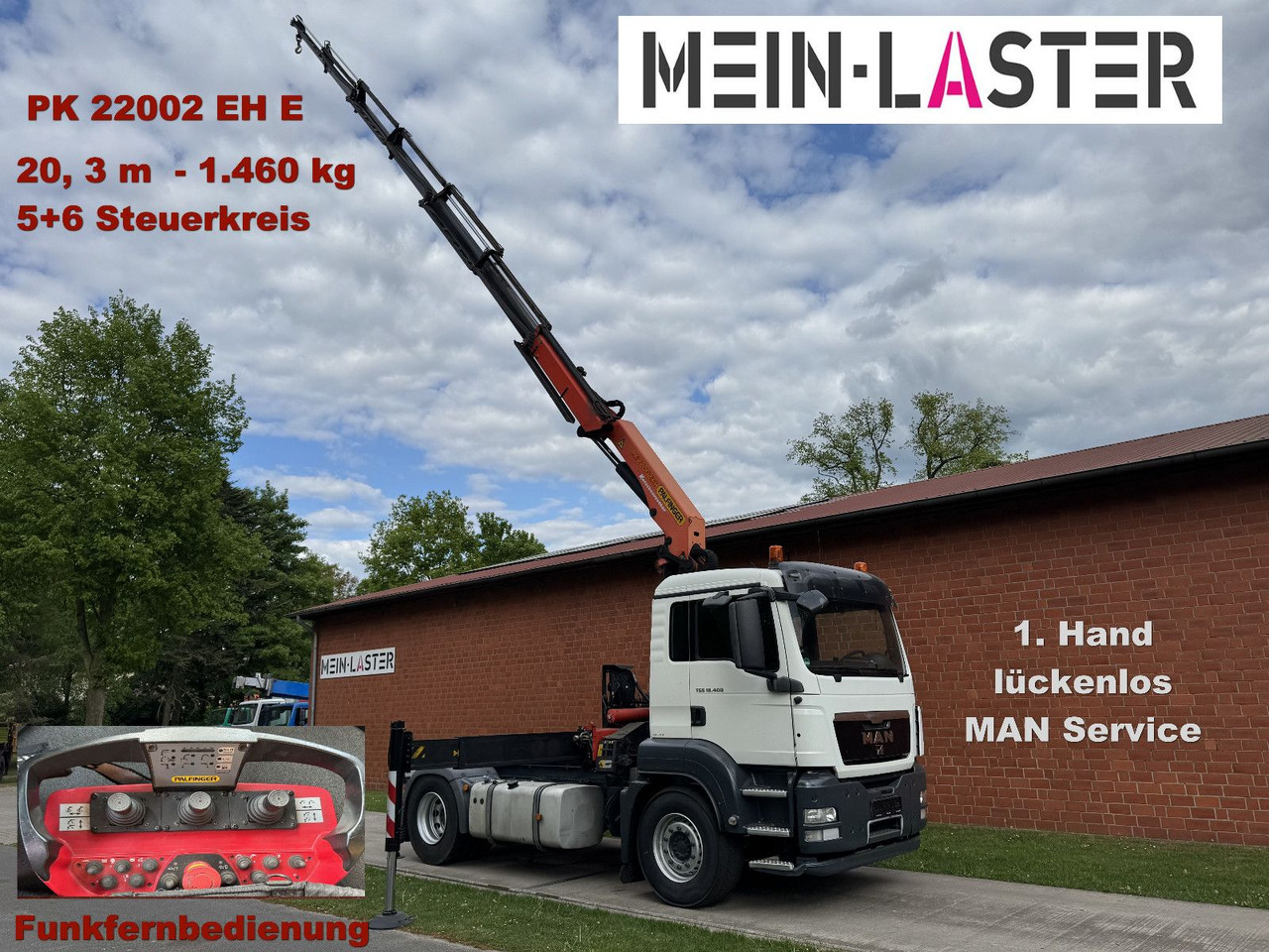 MAN TGS 18.400 PK 22002-E Kran 20 m- 5/6 Steuerk.-FB - Tractor unit: picture 1 MAN TGS 18.400 PK 22002-E Kran 20 m- 5/6 Steuerk.-FB - Tractor unit: picture 1