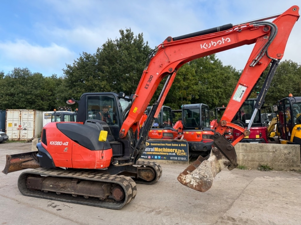 Kubota KX 080-4 - Mini excavator: picture 4 Kubota KX 080-4 - Mini excavator: picture 4