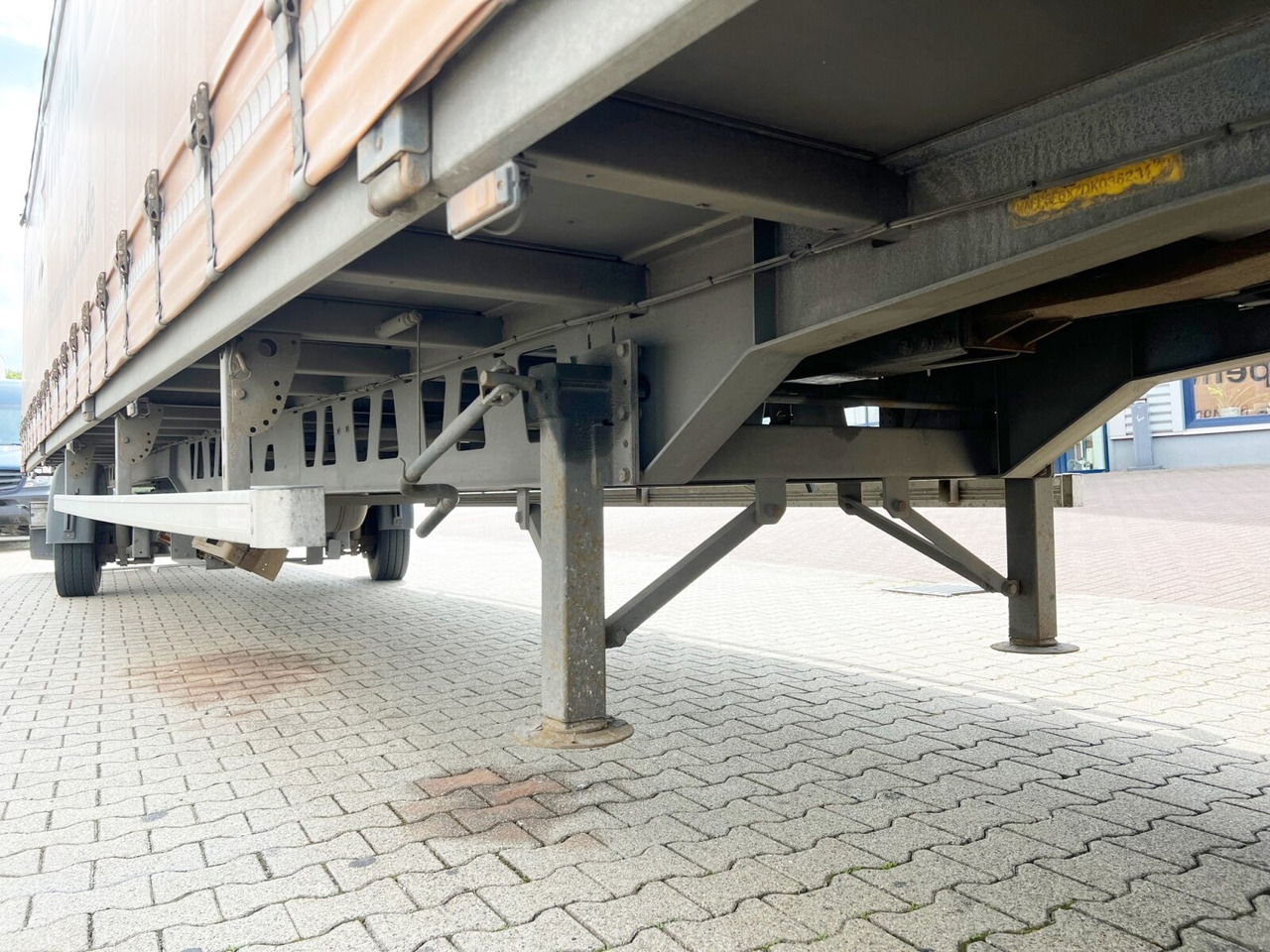 Curtainsider semi-trailer Ackermann PS-F 5.3/13.5 EZG SPS PS-F 5.3/13.5 EZG SPS, Edscha-Verdeck, Lenkachse: picture 15
