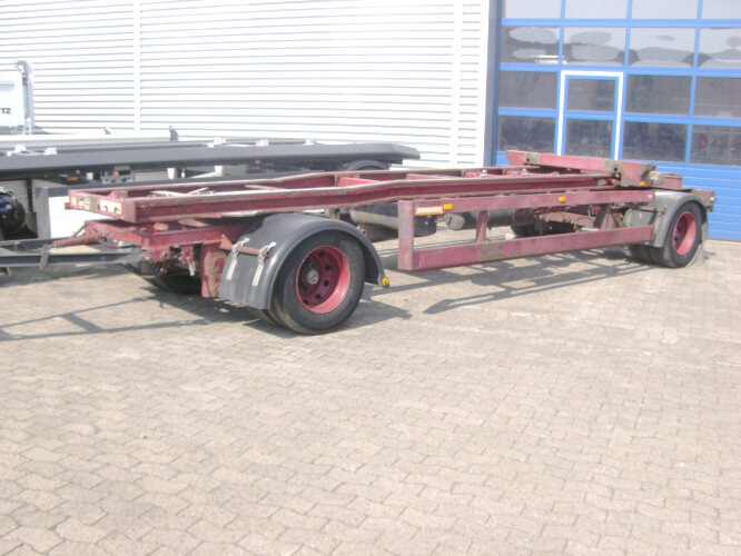 HWT 18ZRL/1S EGGERS 2-A-Abrollanhänger, 7,5m Cont. Schlitten - Roll-off/ Skip trailer: picture 1 HWT 18ZRL/1S EGGERS 2-A-Abrollanhänger, 7,5m Cont. Schlitten - Roll-off/ Skip trailer: picture 1