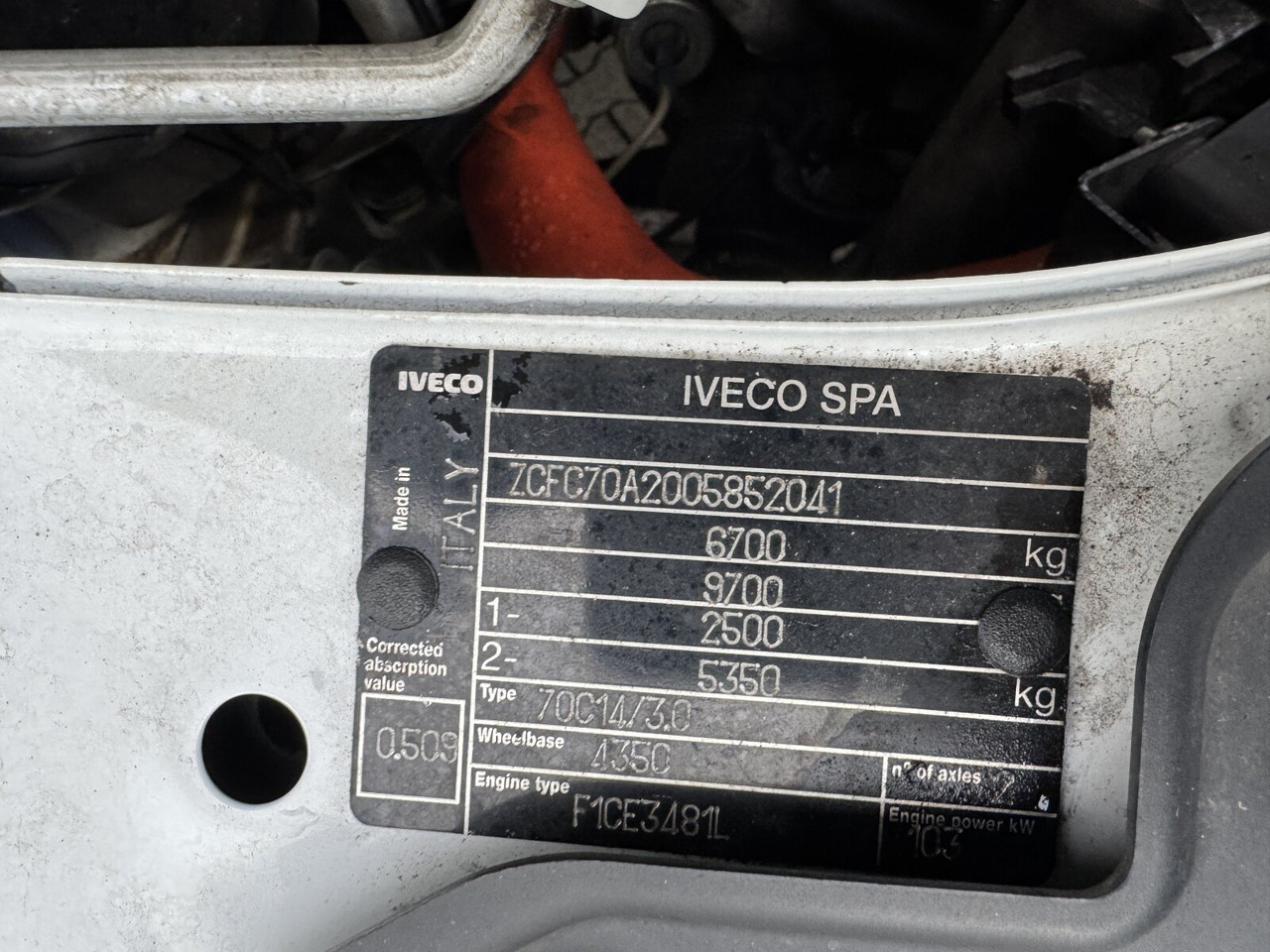 Hook lift truck Iveco Daily 70C14D 4x2 Doka Daily 70C14D 4x2 Doka, EEV, City-Abroller: picture 6