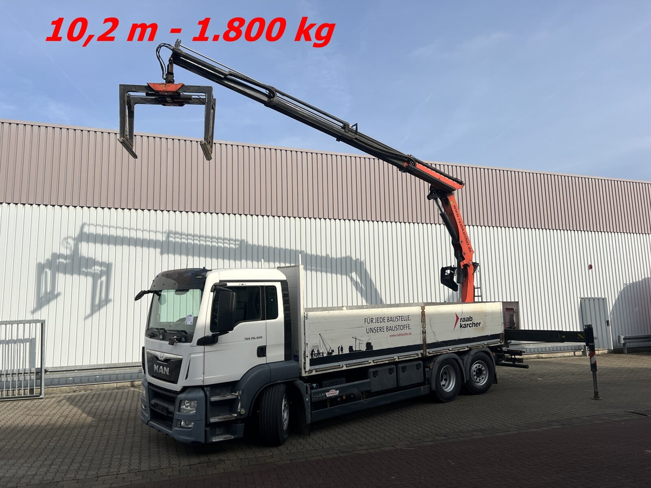 MAN TGS 26.400 6x2-4 LL TGS 26.400 6x2-4 LL, Navi, Lenk-/Liftachse, Heckkran Palfinger PK20001-K B, Funk - Crane truck: picture 1 MAN TGS 26.400 6x2-4 LL TGS 26.400 6x2-4 LL, Navi, Lenk-/Liftachse, Heckkran Palfinger PK20001-K B, Funk - Crane truck: picture 1
