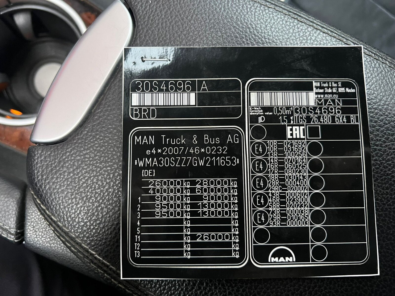 MAN TGS 26.480 6x4 BL TGS 26.480 6x4 BL, Klima, Intarder, Hyva 20.60 S bis 7 m Container, - Hook lift truck: picture 2 MAN TGS 26.480 6x4 BL TGS 26.480 6x4 BL, Klima, Intarder, Hyva 20.60 S bis 7 m Container, - Hook lift truck: picture 2