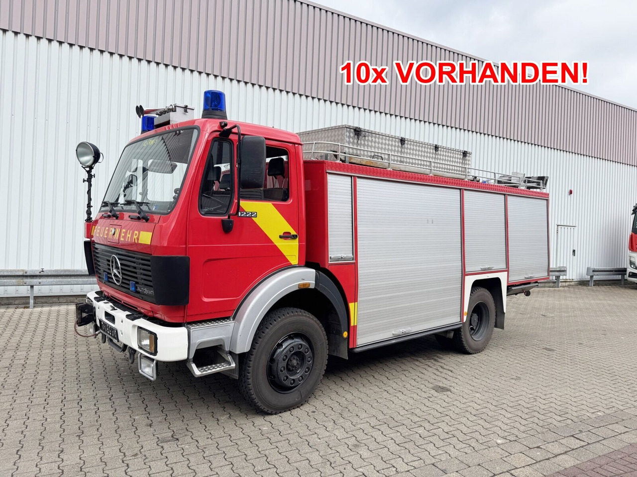 Mercedes-Benz 1222 AF 4x4 Rüstwagen RW 2 1222 AF 4x4, Rüstwagen RW 2, Seilwinde - Fire truck: picture 1 Mercedes-Benz 1222 AF 4x4 Rüstwagen RW 2 1222 AF 4x4, Rüstwagen RW 2, Seilwinde - Fire truck: picture 1