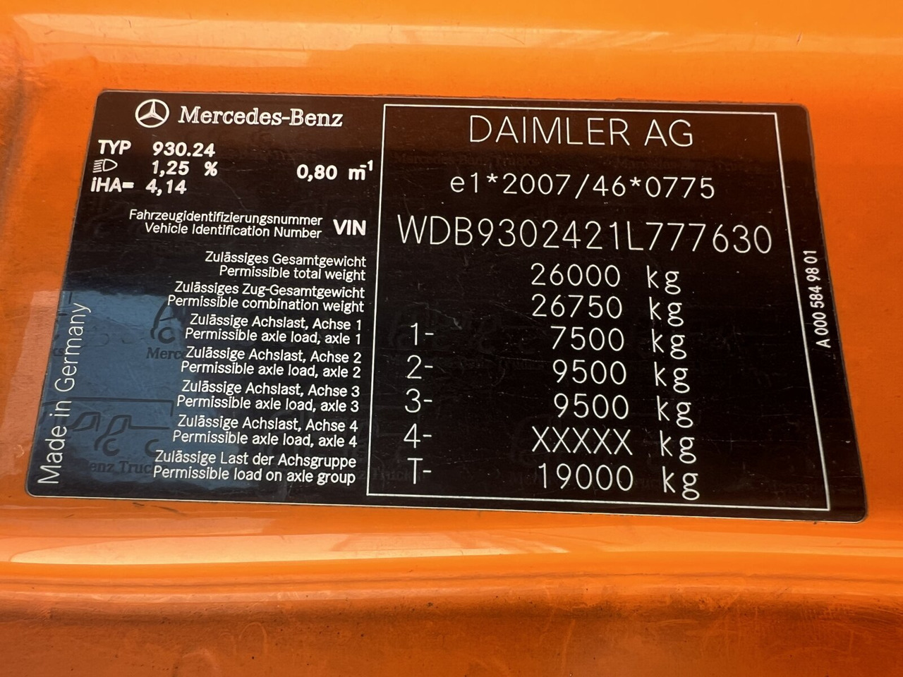 Mercedes-Benz Actros 2641/48 L 6x4 Actros 2641/48 L 6x4, Seilabroller, Haller Lotos, Zöller Schüttung - Garbage truck: picture 3 Mercedes-Benz Actros 2641/48 L 6x4 Actros 2641/48 L 6x4, Seilabroller, Haller Lotos, Zöller Schüttung - Garbage truck: picture 3