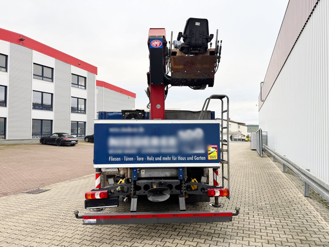 Crane truck, Dropside/ Flatbed truck Mercedes-Benz Antos 2540 L 6x2 Antos 2540 L 6x2, Lenkachse, HMF 2110-L3 Heckkran: picture 11