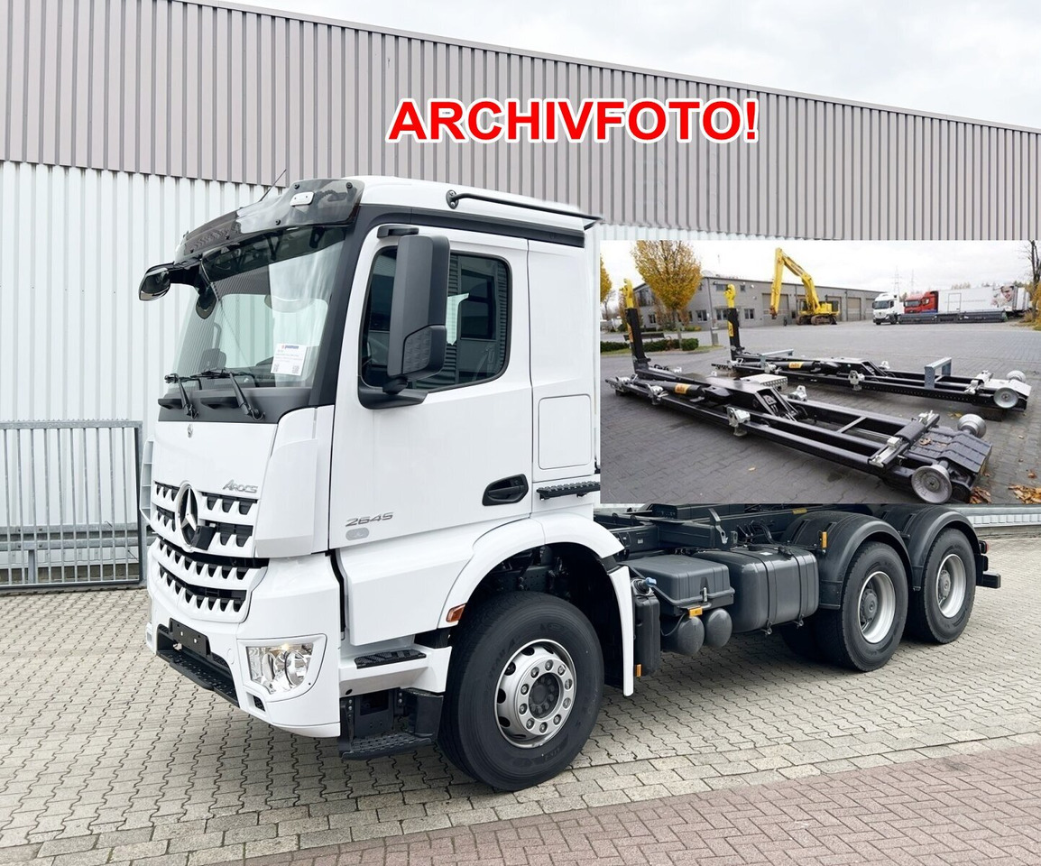 Mercedes-Benz Arocs 2645 K 6x4 Arocs 2645 K 6x4, Retarder, MirrorCam - Hook lift truck: picture 1 Mercedes-Benz Arocs 2645 K 6x4 Arocs 2645 K 6x4, Retarder, MirrorCam - Hook lift truck: picture 1