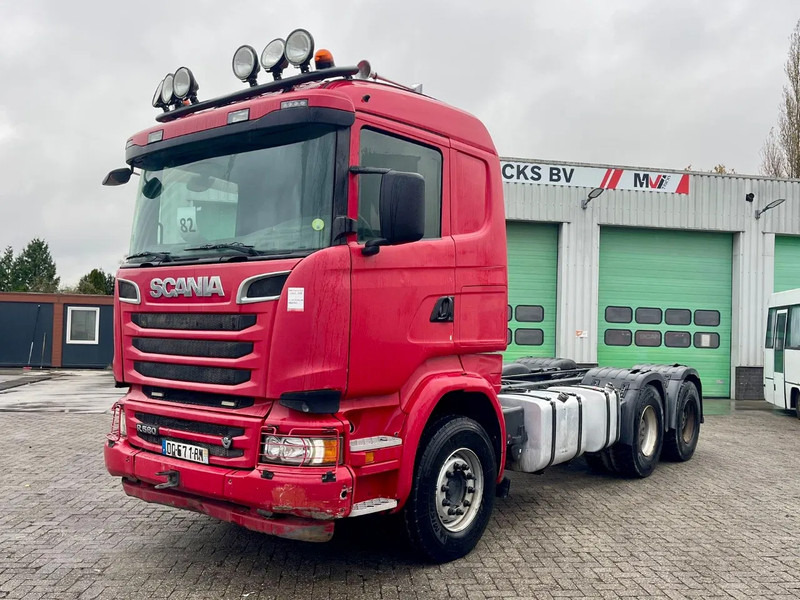 Scania R580 V8 6x4, RETARDER, FULL SPRING! hub reduction, BIG Axels - Cab chassis truck: picture 1 Scania R580 V8 6x4, RETARDER, FULL SPRING! hub reduction, BIG Axels - Cab chassis truck: picture 1