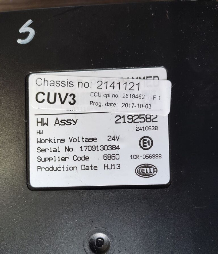 Scania CUV3 LIGHTS Scania truck - ECU for Truck: picture 2 Scania CUV3 LIGHTS Scania truck - ECU for Truck: picture 2