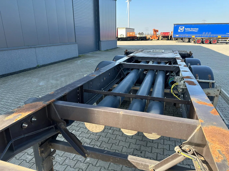 Container transporter/ Swap body semi-trailer Burg 20FT ADR (EX/II, EX/III, FL, AT), empty weight: 3.690kg, SAF INTRADISC, 2x liftaxle, ALCOA, NL-Chassis, APK/ADR: 07-2025: picture 13