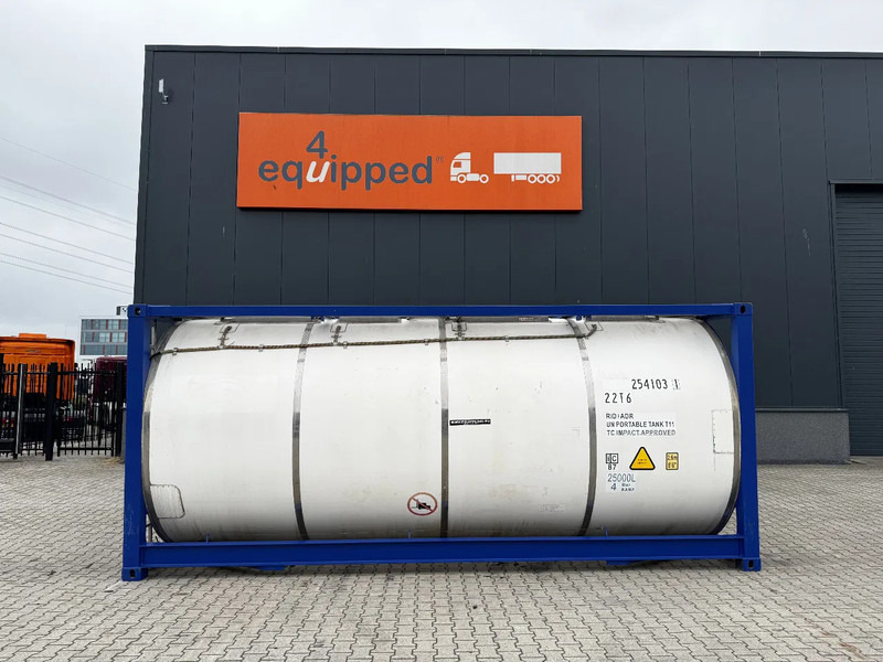 CIMC 20FT ISO, 25.050L / 1-COMP / 3 BAFFELS / T11 / 4 manholes / ADR valid until 04/2027 - Tank container: picture 2 CIMC 20FT ISO, 25.050L / 1-COMP / 3 BAFFELS / T11 / 4 manholes / ADR valid until 04/2027 - Tank container: picture 2