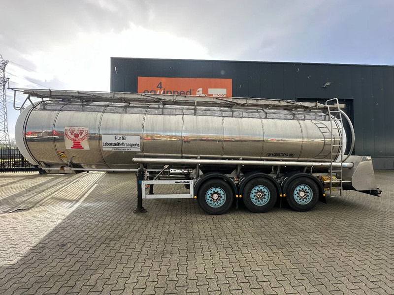 Feldbinder LEBENSMITTEL / LEVENSMIDDELEN FOOD / 33.500L / 3-COMP / PUMPE / INOX / NL-trailer / APK: 07-2026 - Tank semi-trailer: picture 2 Feldbinder LEBENSMITTEL / LEVENSMIDDELEN FOOD / 33.500L / 3-COMP / PUMPE / INOX / NL-trailer / APK: 07-2026 - Tank semi-trailer: picture 2