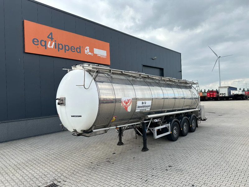 Feldbinder LEVENSMIDDELEN / FOOD / LEBENSMITTEL / 33.500L / 3-COMP / POMP / NL-trailer / APK: 10-2026, 10x beschikbaar - Tank semi-trailer: picture 1 Feldbinder LEVENSMIDDELEN / FOOD / LEBENSMITTEL / 33.500L / 3-COMP / POMP / NL-trailer / APK: 10-2026, 10x beschikbaar - Tank semi-trailer: picture 1