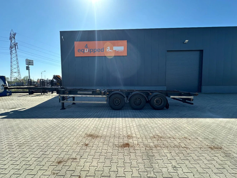 Groenewegen 40FT HC, 2x20FT, BPW+schijfremmen, NL-Chassis - Container transporter/ Swap body semi-trailer: picture 2 Groenewegen 40FT HC, 2x20FT, BPW+schijfremmen, NL-Chassis - Container transporter/ Swap body semi-trailer: picture 2