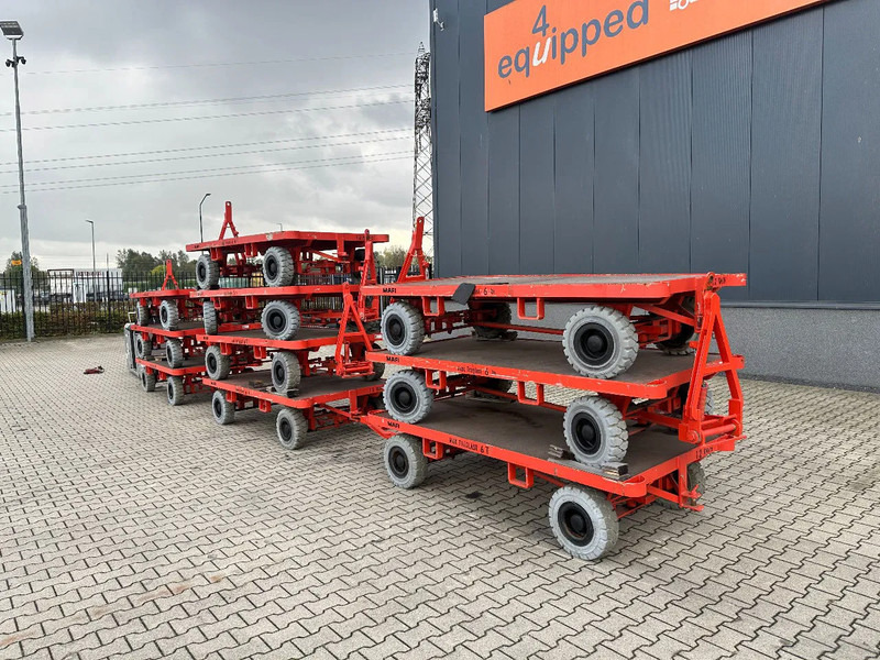 Still + 10x 2016 MAFI double-steered and connectable heavy-duty trailers with 6000kg loading capacity - Dropside/ Flatbed trailer: picture 3 Still + 10x 2016 MAFI double-steered and connectable heavy-duty trailers with 6000kg loading capacity - Dropside/ Flatbed trailer: picture 3