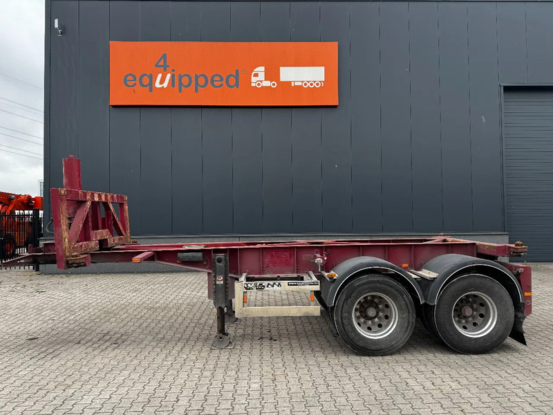 Van Hool 2 AXLE 20FT TIPPING-CHASSIS, TWIN-TIRES, BPW + DRUM, ALCOA - Container transporter/ Swap body semi-trailer: picture 2 Van Hool 2 AXLE 20FT TIPPING-CHASSIS, TWIN-TIRES, BPW + DRUM, ALCOA - Container transporter/ Swap body semi-trailer: picture 2