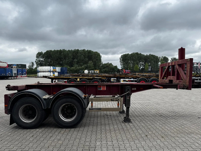 Van Hool 2 AXLE 20FT TIPPING-CHASSIS, TWIN-TIRES, BPW + DRUM, ALCOA - Container transporter/ Swap body semi-trailer: picture 3 Van Hool 2 AXLE 20FT TIPPING-CHASSIS, TWIN-TIRES, BPW + DRUM, ALCOA - Container transporter/ Swap body semi-trailer: picture 3