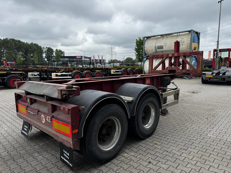 Van Hool 2 AXLE 20FT TIPPING-CHASSIS, TWIN-TIRES, BPW + DRUM, ALCOA - Container transporter/ Swap body semi-trailer: picture 4 Van Hool 2 AXLE 20FT TIPPING-CHASSIS, TWIN-TIRES, BPW + DRUM, ALCOA - Container transporter/ Swap body semi-trailer: picture 4