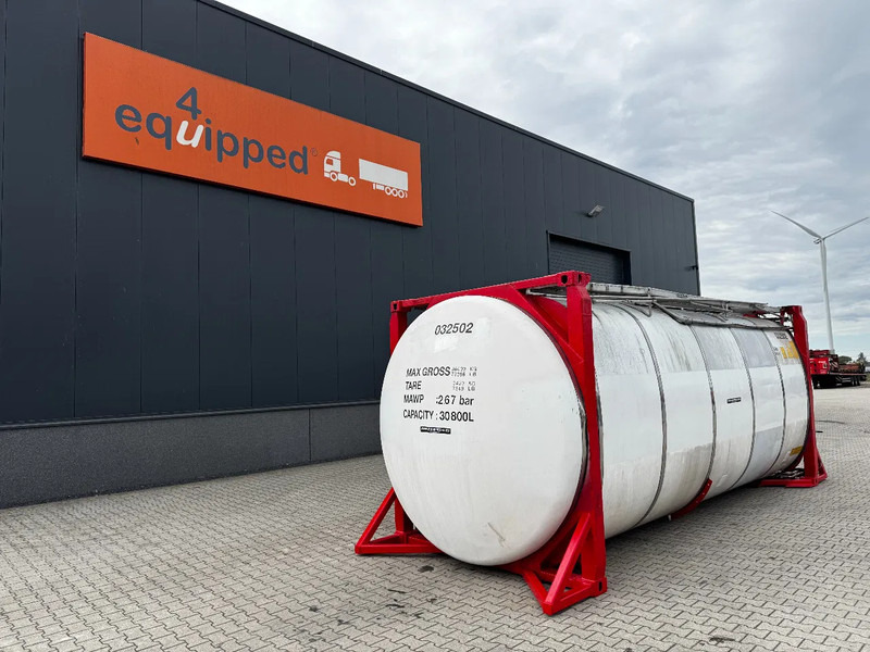 Van Hool 20FT SWAP BODY 30.800L, IMO-4, 5Y/CSC-inspection: 03-2028 - Tank container: picture 1 Van Hool 20FT SWAP BODY 30.800L, IMO-4, 5Y/CSC-inspection: 03-2028 - Tank container: picture 1