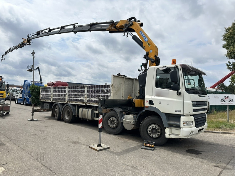 DAF CF 85.360 8x2 + CRANE (25m!) EFFER 305 6S + JIB 4S + ROTATOR - PLATORM 7m60 - LIFT + STEERING AXLE - EURO 5 - BE - Crane truck: picture 1 DAF CF 85.360 8x2 + CRANE (25m!) EFFER 305 6S + JIB 4S + ROTATOR - PLATORM 7m60 - LIFT + STEERING AXLE - EURO 5 - BE - Crane truck: picture 1