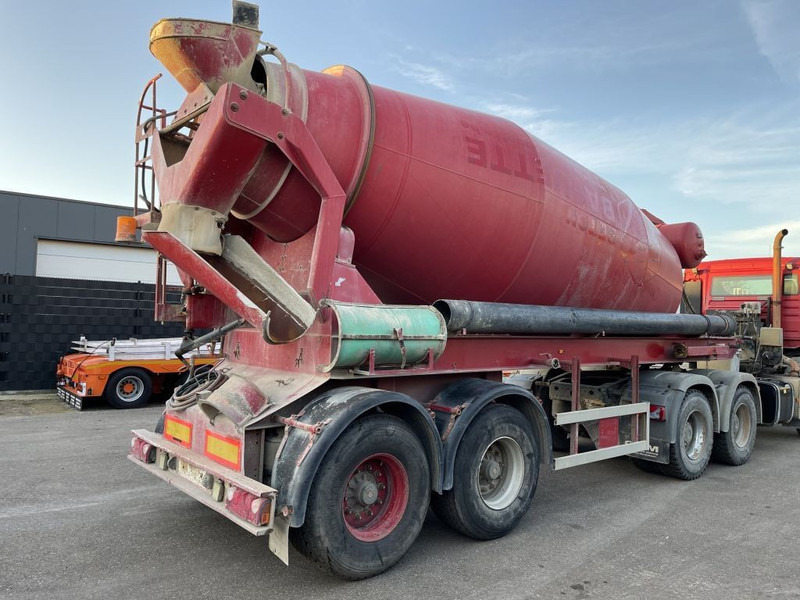 Concrete mixer semi-trailer Hoenkhaus 12m3 CONCRETE MIXER 2 Axles SAF - AIR SUSP. - DRUM BRAKES - BE TRAILER: picture 12