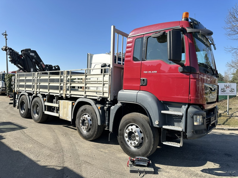 MAN TGS 35.420 8x4 + CRANE HIAB X-HIPRO 302 EP-5 - 192.000km - ROTATOR - 5/6 F - PLATFORM 6m55 - AIR SUSPENSION - TUV 06/2025 - TOP CONDITION - Crane truck: picture 2 MAN TGS 35.420 8x4 + CRANE HIAB X-HIPRO 302 EP-5 - 192.000km - ROTATOR - 5/6 F - PLATFORM 6m55 - AIR SUSPENSION - TUV 06/2025 - TOP CONDITION - Crane truck: picture 2