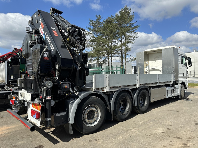 Dropside/ Flatbed truck, Crane truck MAN TGX 35.420 8x4-4 TRIDEM PRTISCHE 6m40 + KRAN (26m!) HIAB X-HIPRO 408 E-5 + JIB 100X-5  - *306.245km* - BE TRUCK: picture 7
