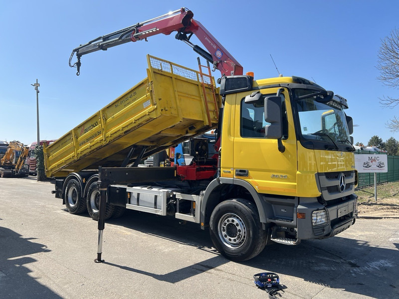 Mercedes-Benz ACTROS 2636 6x4 TIPPER + CRANE HMF 2020 K2 (RADIO) - EURO 5 - EPS - BIX ALES + HUB REDUCTION - Tipper, Crane truck: picture 1 Mercedes-Benz ACTROS 2636 6x4 TIPPER + CRANE HMF 2020 K2 (RADIO) - EURO 5 - EPS - BIX ALES + HUB REDUCTION - Tipper, Crane truck: picture 1