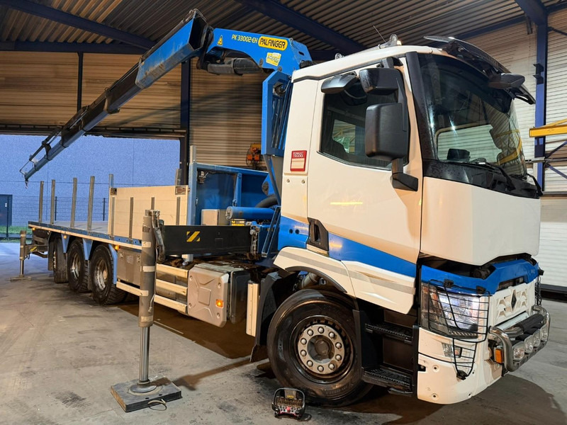 Renault C480 8x4 PRITSCHE + KRAN PALFINGER PK33002-EH E (6x) - PLATFORM 8m25 - LIFT/STEERING - GOOD TIRES - BE TRUCK - Dropside/ Flatbed truck, Crane truck: picture 2 Renault C480 8x4 PRITSCHE + KRAN PALFINGER PK33002-EH E (6x) - PLATFORM 8m25 - LIFT/STEERING - GOOD TIRES - BE TRUCK - Dropside/ Flatbed truck, Crane truck: picture 2
