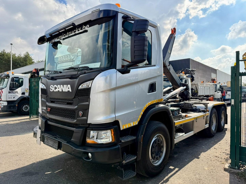 Scania G450 XT 6X4 AJK HAAKSYSTEEM 20T - 5760mm - WB 3m90 - HUB REDUCTION / STEEL SUSPENSION - EURO 6 - BE TRUCK - Hook lift truck: picture 3 Scania G450 XT 6X4 AJK HAAKSYSTEEM 20T - 5760mm - WB 3m90 - HUB REDUCTION / STEEL SUSPENSION - EURO 6 - BE TRUCK - Hook lift truck: picture 3