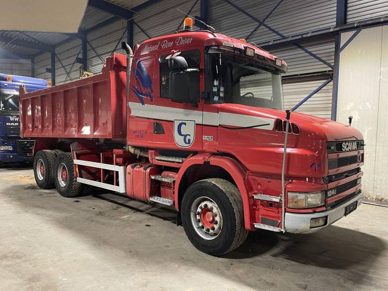 Scania T124-420 TORPEDO HAUBE - 6x4 - KIPPER - MANUAL GRS900 3+3 - STEEL SPRING / BALLIESTAS / LAMES / BLATT - Tipper: picture 1 Scania T124-420 TORPEDO HAUBE - 6x4 - KIPPER - MANUAL GRS900 3+3 - STEEL SPRING / BALLIESTAS / LAMES / BLATT - Tipper: picture 1