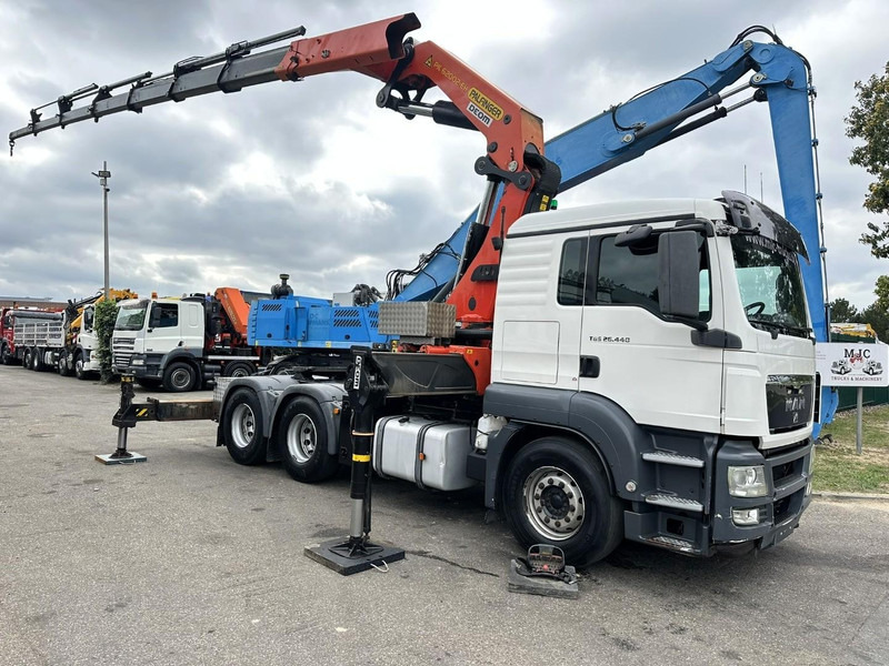 MAN TGS 26.440 6X4 SZM + (22m) KRAN PALFINGER PK62002 E 6x H + 1ME - RETARDER - EURO 5 - BE TRUCK - Tractor unit: picture 2 MAN TGS 26.440 6X4 SZM + (22m) KRAN PALFINGER PK62002 E 6x H + 1ME - RETARDER - EURO 5 - BE TRUCK - Tractor unit: picture 2