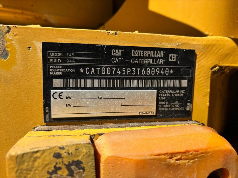 Cat 745 04A - Articulated dumper: picture 4 Cat 745 04A - Articulated dumper: picture 4