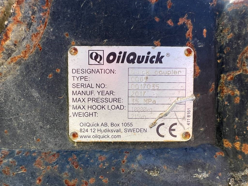 OilQuick OQ65 - M314F / M316F / M318F - Quick coupler for Construction machinery: picture 4 OilQuick OQ65 - M314F / M316F / M318F - Quick coupler for Construction machinery: picture 4
